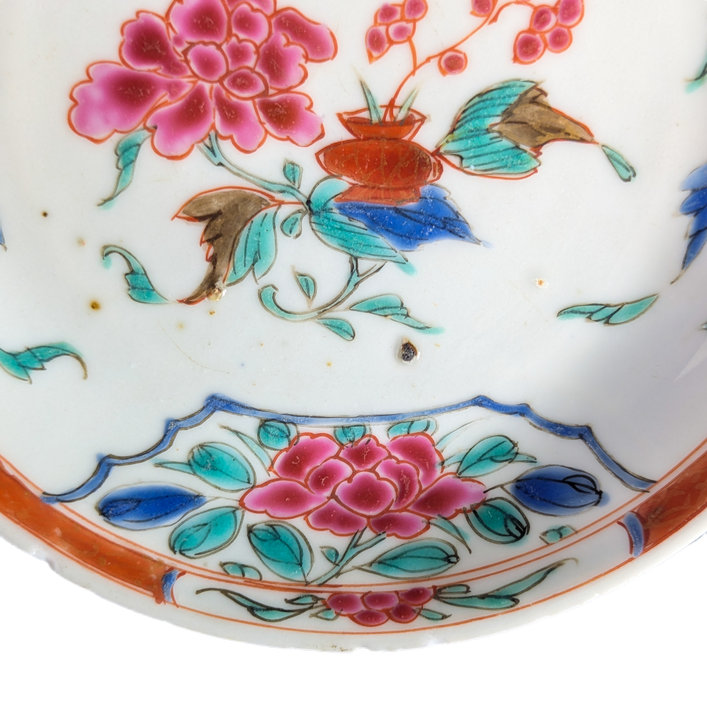 Plato té Chino Dinastía Qing, Yonzheng (1722-1735)