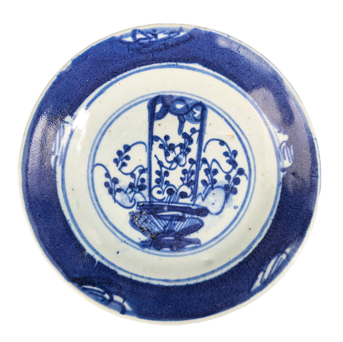 Plato Chino "Basket" dinastía Qing, Kangxi (1662-1722)