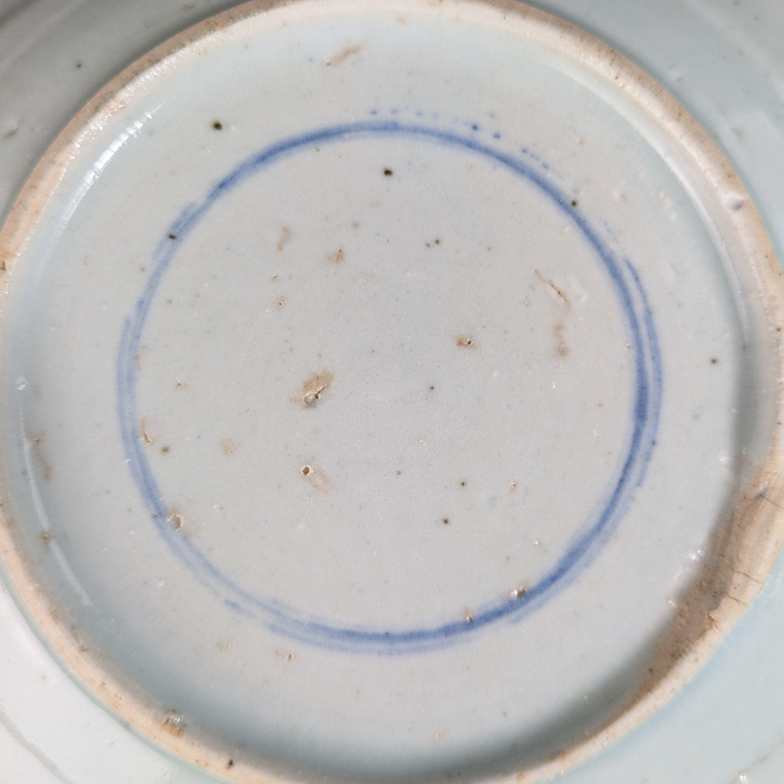 Plato Chino "Basket" dinastía Qing, Kangxi (1662-1722)