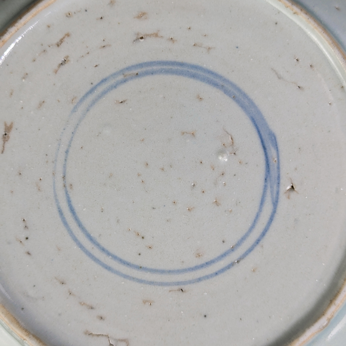 Plato Chino "Basket" dinastía Qing, Kangxi (1662-1722)