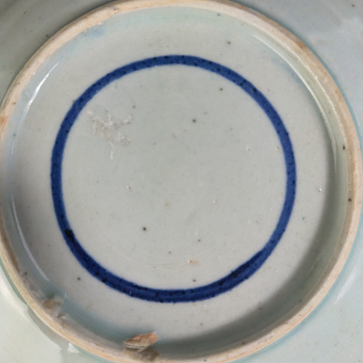 Plato Chino "Basket" dinastía Qing, Kangxi (1662-1722)