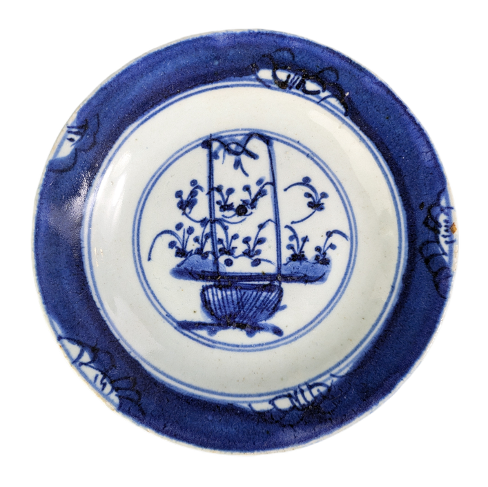 Plato Chino "Basket" dinastía Qing, Kangxi (1662-1722)