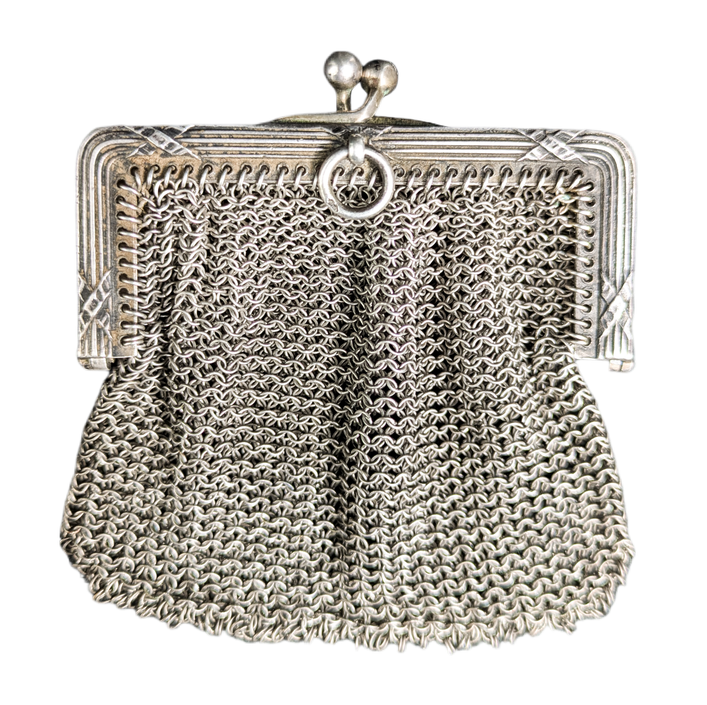Monedero de plata Francesa c.1900