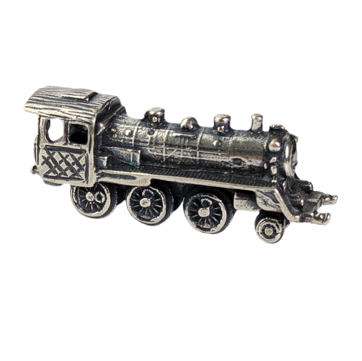 Colgante de Locomotora Miniatura Plata