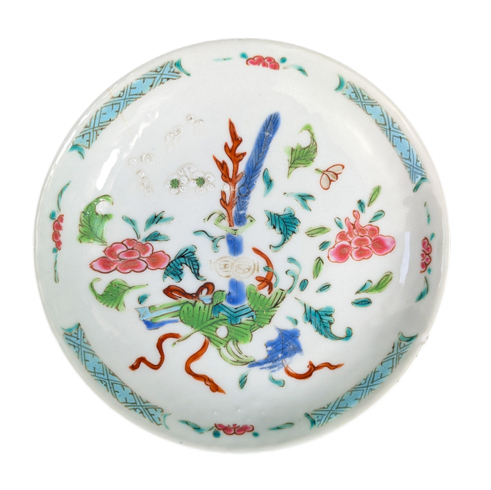 Plato Chino de té, Mercado Interior, Periodo Yonzheng (1723-1735)