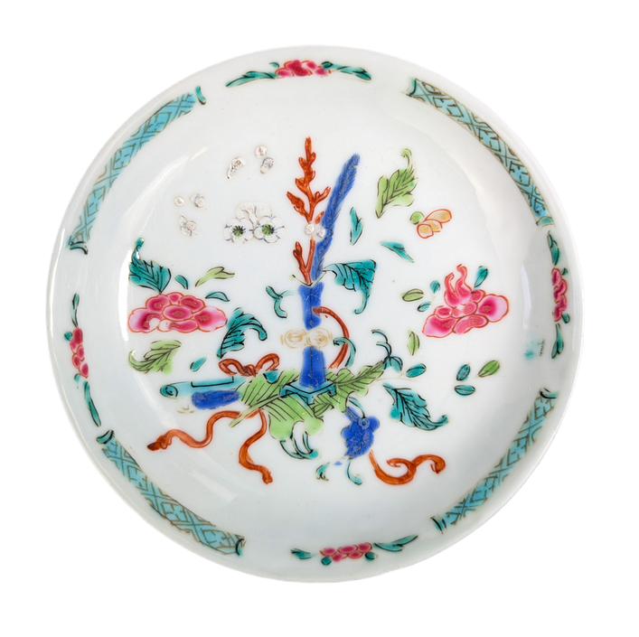 Plato Chino de té, Mercado Interior, Periodo Yonzheng (1723-1735)