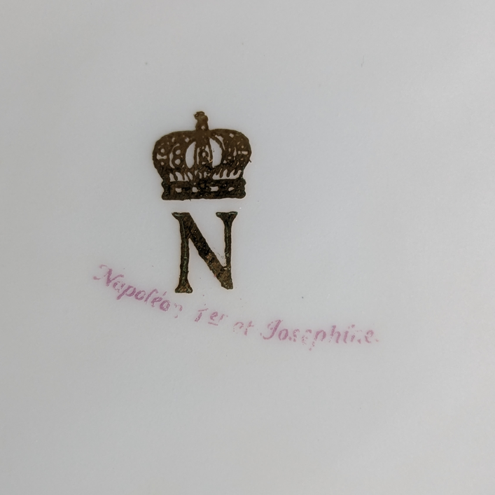 LOTE000789_05-1.png Plato de porcelana Royal Vienna, Austria, Coronación de Napoleón según David