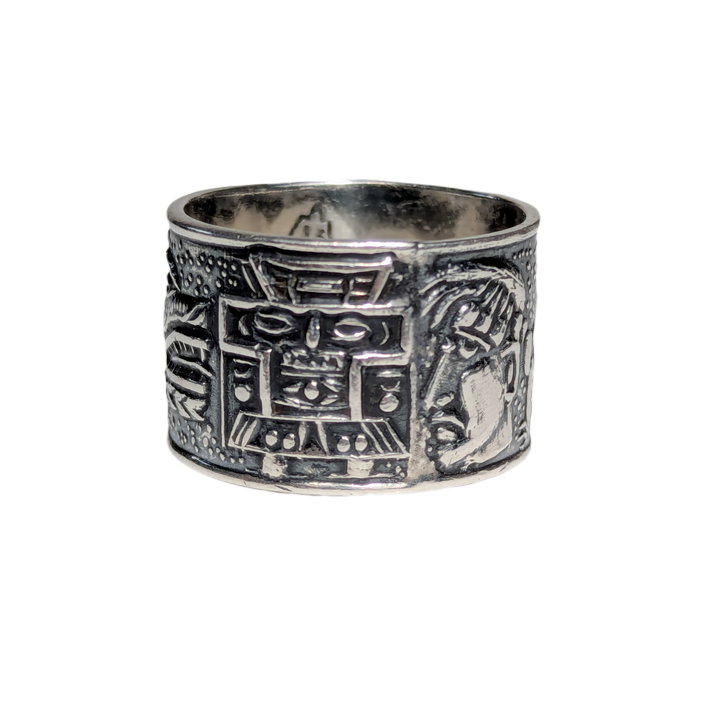 LOTE000806_03-1.png Anillo de plata 925 con calendario azteca