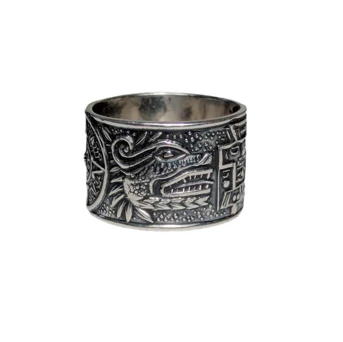 LOTE000806_04-1.png Anillo de plata 925 con calendario azteca