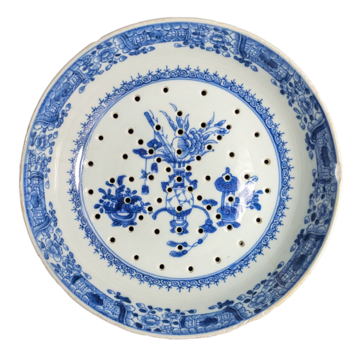 Cuenco Chino escurridor de frutas Periodo Qianlong (1736-1795)