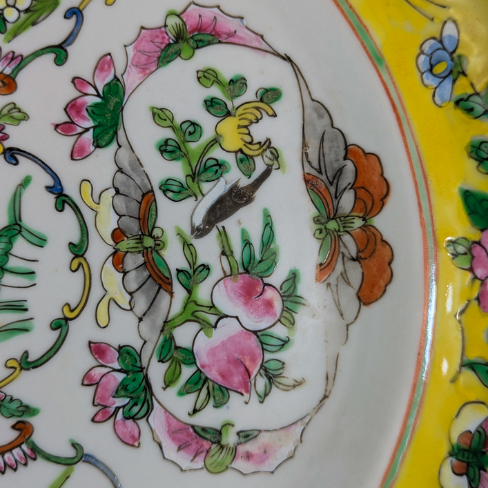 LOTE000829_12-1.png Plato Chino Cantonés Dinastía Qing periodo Guangxu (1820-1850)